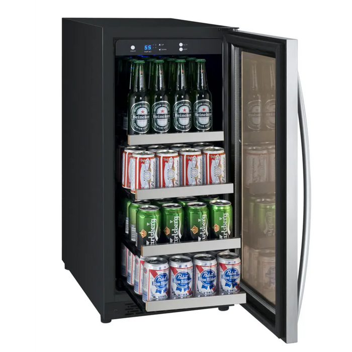 Allavino 15" FlexCount II Tru-Vino Single Zone Beverage Center with 88 Can Capacity VSBC15