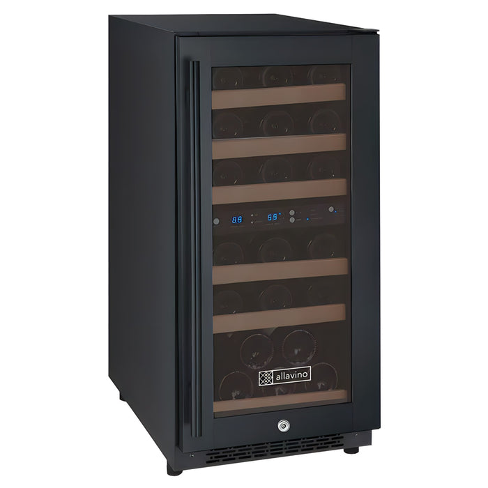 Allavino 15" FlexCount II Tru-Vino Dual Zone Wine Refrigerator with 30 Bottle Capacity VSWR30