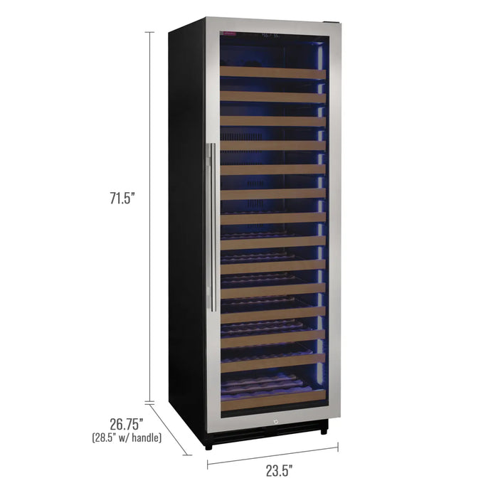 Allavino 23.5" Reserva Series Single Zone Wine Cooler with 163 Bottle Capacity VSW16371S