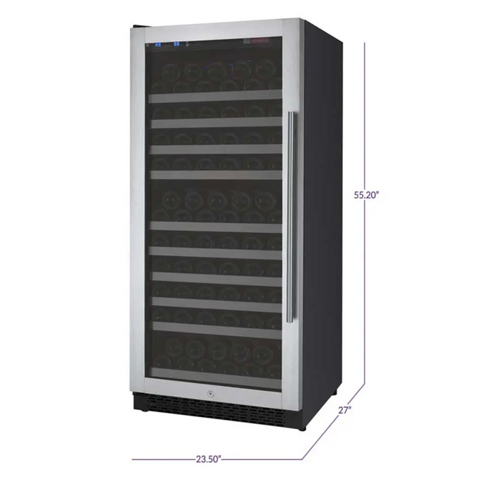 Allavino 24" FlexCount II Tru-Vino Single Zone Wine Cooler with 128 Bottle Capacity VSWR128