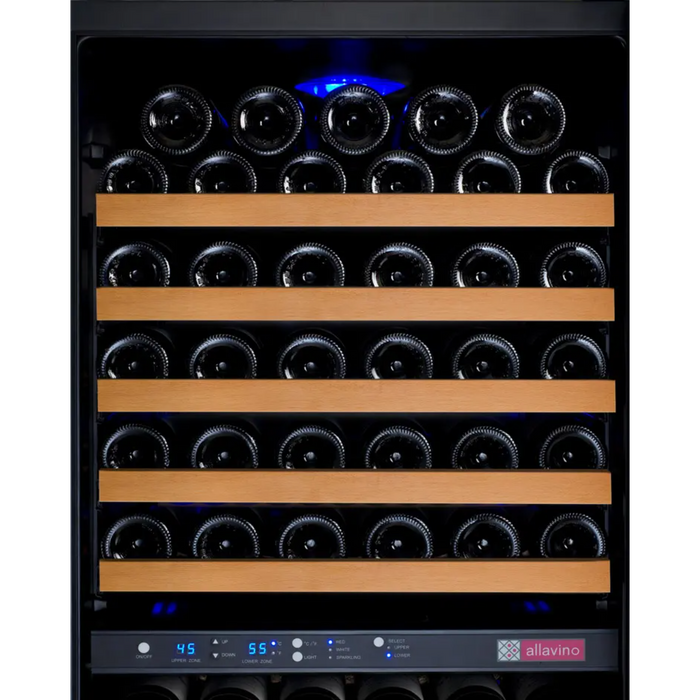 Allavino 24" FlexCount II Tru-Vino Dual Zone Wine Cooler with 172 Bottle Capacity VSWR172