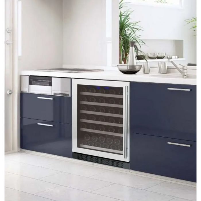 Allavino 23.4" FlexCount Series Single Zone Built-in Wine Cooler with 56 Bottle Capacity VSWR56