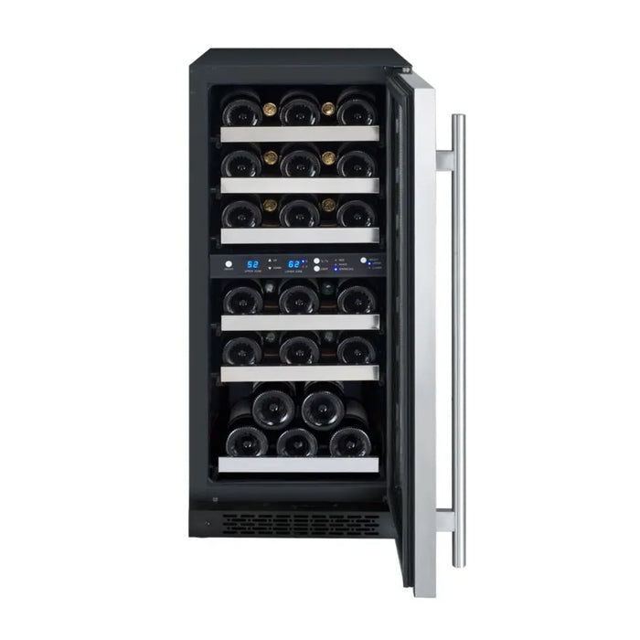 Allavino 15" FlexCount II Tru-Vino Dual Zone Wine Refrigerator with 30 Bottle Capacity VSWR30