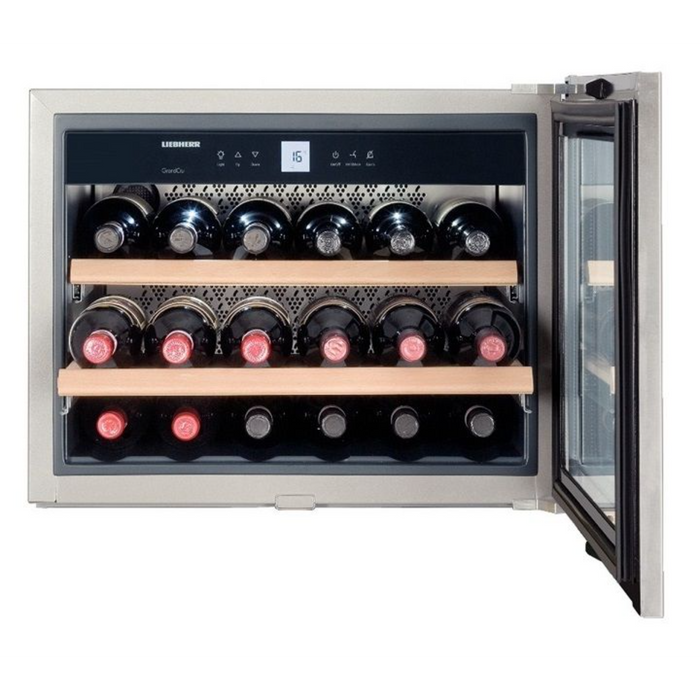 Liebherr 22" Built-In Singe Zone Wine Cooler with 18 Bottle Capacity HWS 1800