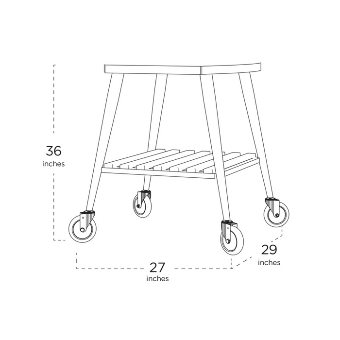 WPPO Infinity 50 Wheeled Trolley WKI-TRO50