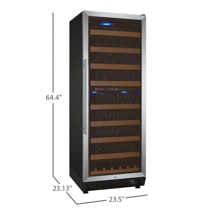 Allavino 24" Vite II Tru-Vino Dual Zone Wine Cooler with 99 Bottle Capacity YHWR99