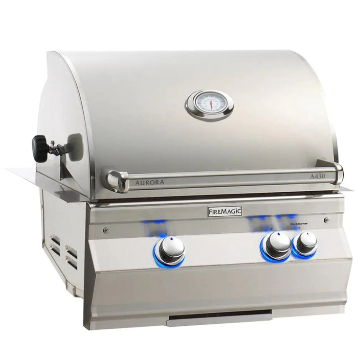 Fire Magic Aurora A430I 24" Built-In Outdoor Grill with Analog Thermometer - A430I-7EA