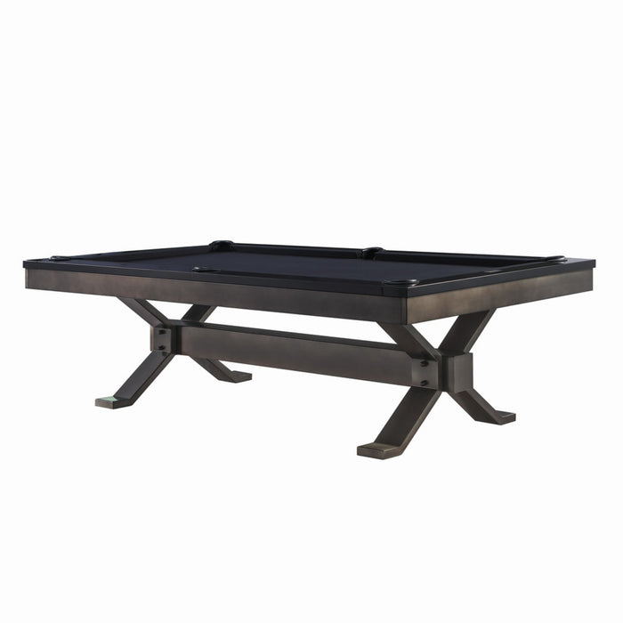 Plank & Hide Axton Steel Pool Table with Accessory Kit and White Glove Delivery