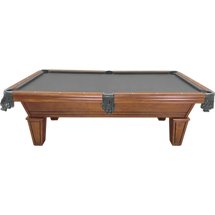 Plank & Hide Carrigan Wood Pool Table with Accessory Kit and White Glove Delivery