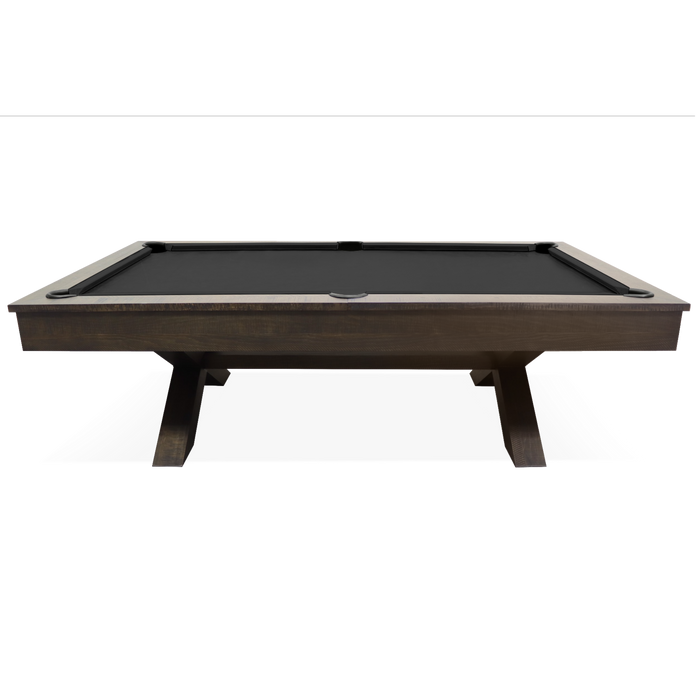 Plank & Hide Crusader Wood Pool Table (Size 8') 878924-16 with Accessory Kit and White Glove Delivery