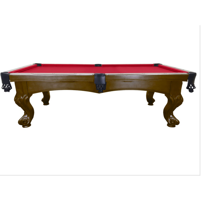 Plank & Hide El Dorado Wood Pool Table (Size 8') 87001 with Accessory Kit and White Glove Delivery