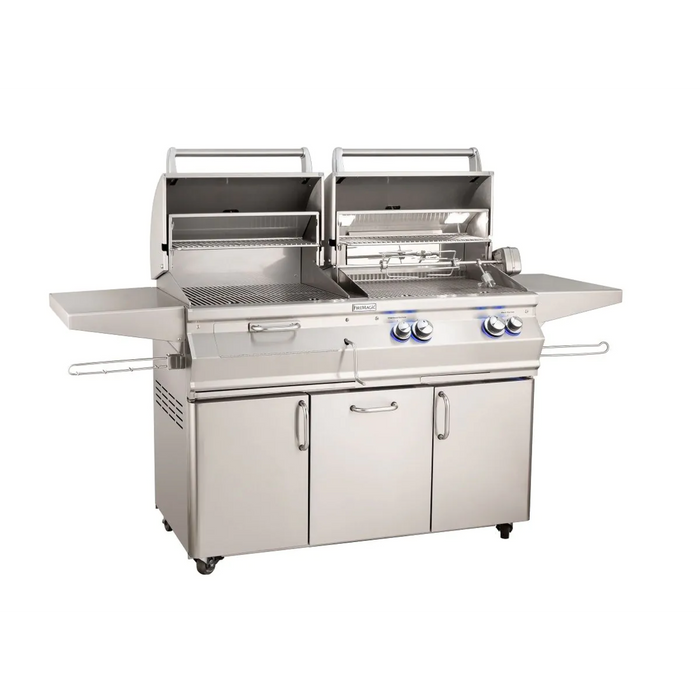 Fire Magic Aurora A830S 46" Freestanding Outdoor Grill with One Infrared Burner, Rotisserie & Analog Thermometer - A830S-7LA-61-CB