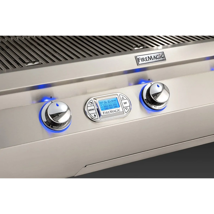 Fire Magic Echelon Diamond E1060S 48" Freestanding Outdoor Grill with One Infrared Burner, Magic View Window, Rotisserie & Analog Thermometer - E1060S-8LA-62-W