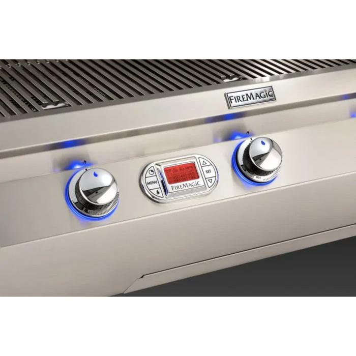 Fire Magic Echelon Diamond E1060S 48" Freestanding Outdoor Grill with One Infrared Burner, Magic View Window, Rotisserie & Analog Thermometer - E1060S-8LA-62-W