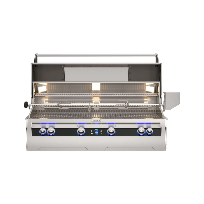 Fire Magic Echelon Diamond E1060i 48" Built-In Outdoor Grill with One Infrared Burner, Magic View Window, Rotisserie & Digital Thermometer - E1060i-9L1-W