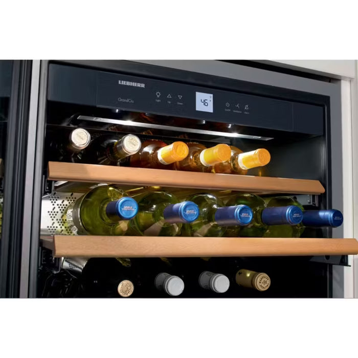 Liebherr 22" Built-In Singe Zone Wine Cooler with 18 Bottle Capacity HWS 1800