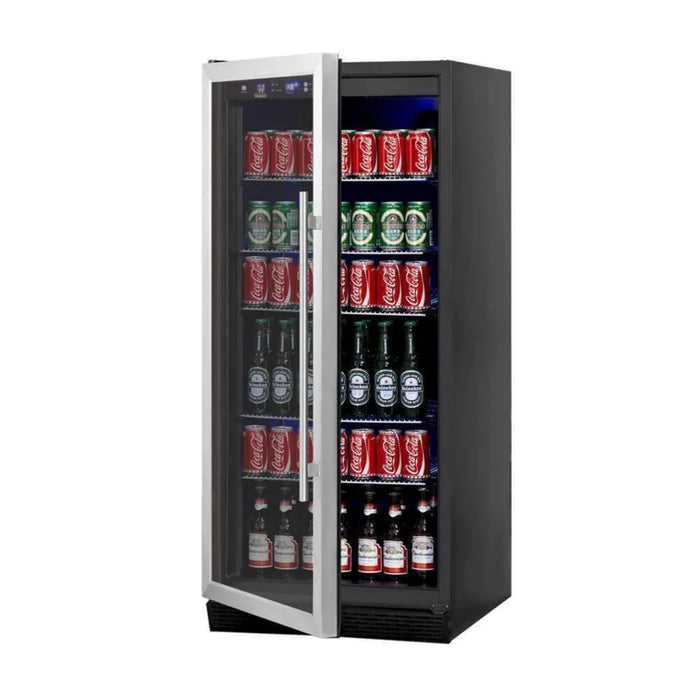 KingsBottle 23.5" Single Zone Beverage Center with 484 Can Capacity KBU100BX-SS