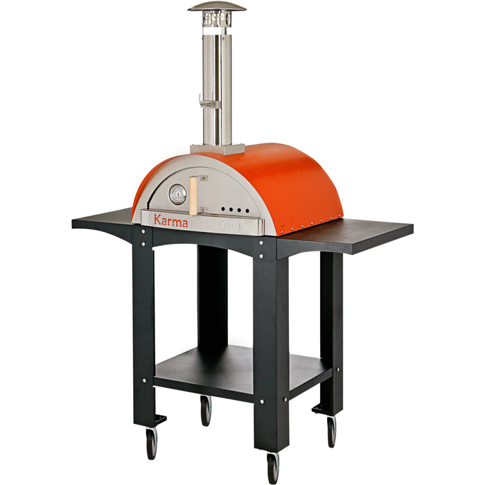 WPPO Karma 25" Wood-Fired Pizza Oven with Stand WKK-01S-WS Red