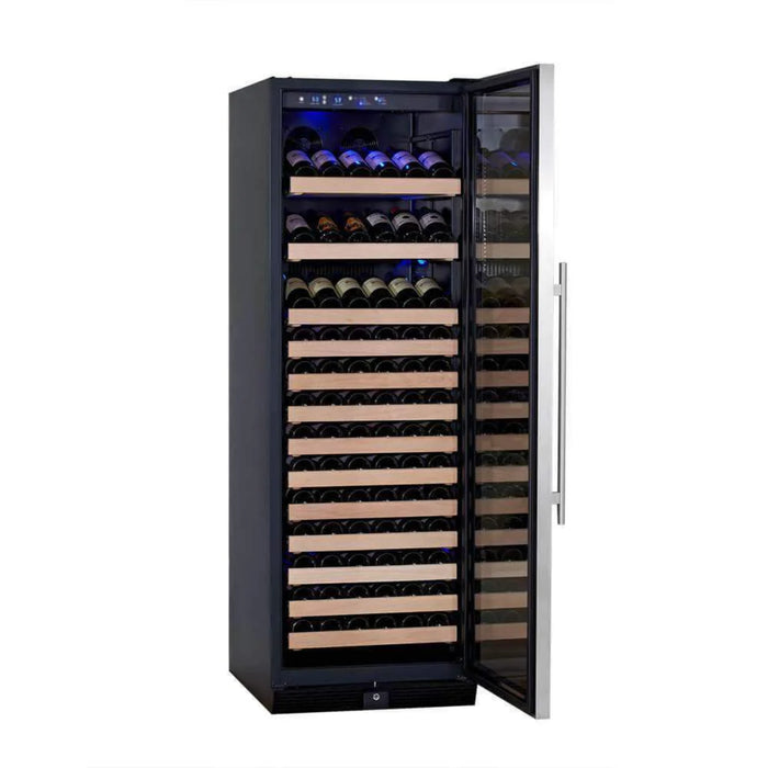 KingsBottle 23.5" Single Zone Wine Cooler with 166 Bottle Capacity KBU170WX-SS