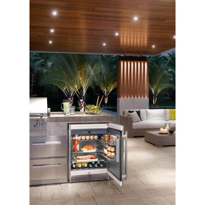 Liebherr 24" Outdoor Built-in Undercounter Wine and Beverage Cooler with 3.7 Cubic Feet Capacity RO510