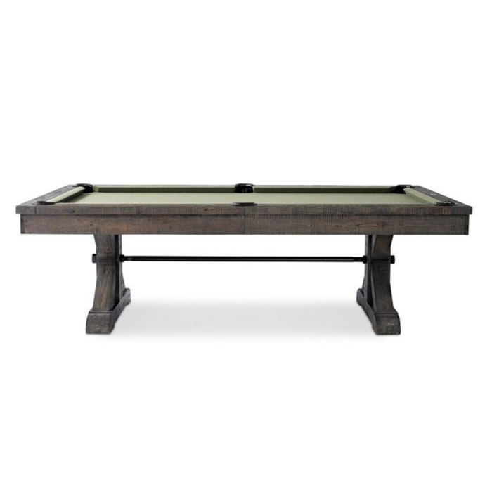 Plank & Hide Otis Wood Pool Table with Accessory Kit and White Glove Delivery & Installation