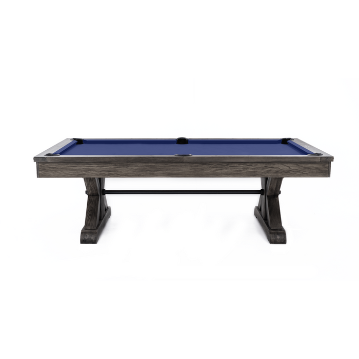 Plank & Hide Otis Wood Pool Table with Accessory Kit and White Glove Delivery & Installation