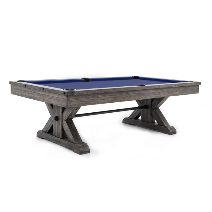 Plank & Hide Otis Wood Pool Table with Accessory Kit and White Glove Delivery & Installation