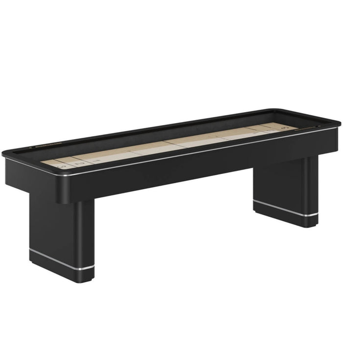 Plank & Hide Deco Shuffleboard Table with Free Bowling Pin Set and Free White Glove Delivery & Installation