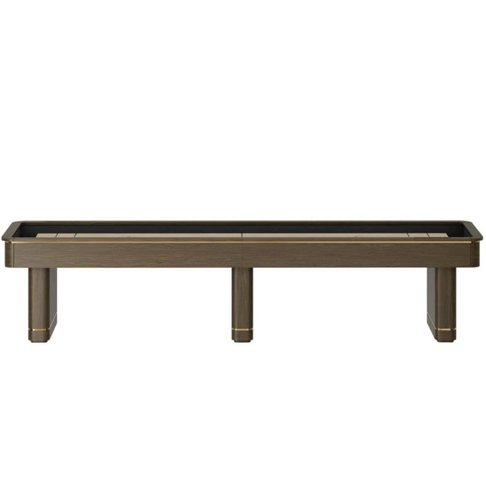 Plank & Hide Deco Shuffleboard Table with Free Bowling Pin Set and Free White Glove Delivery & Installation
