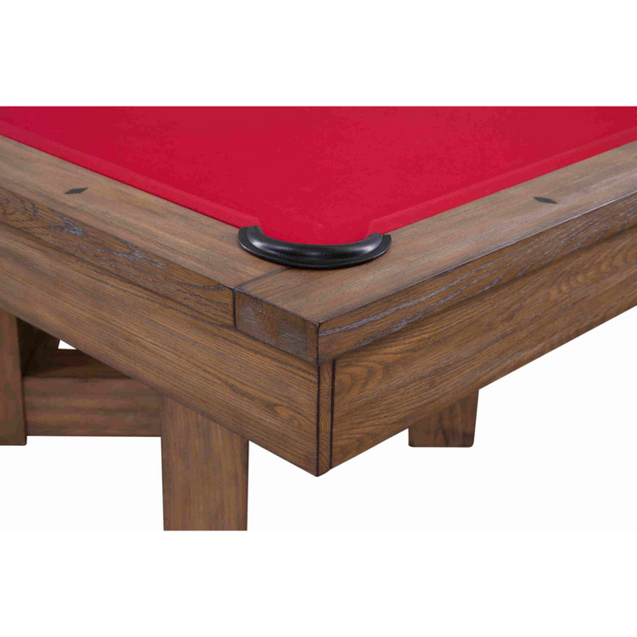 Plank & Hide Covington Wood Pool Table (Size 8') 87004-MOD with Accessory Kit & White Glove Delivery