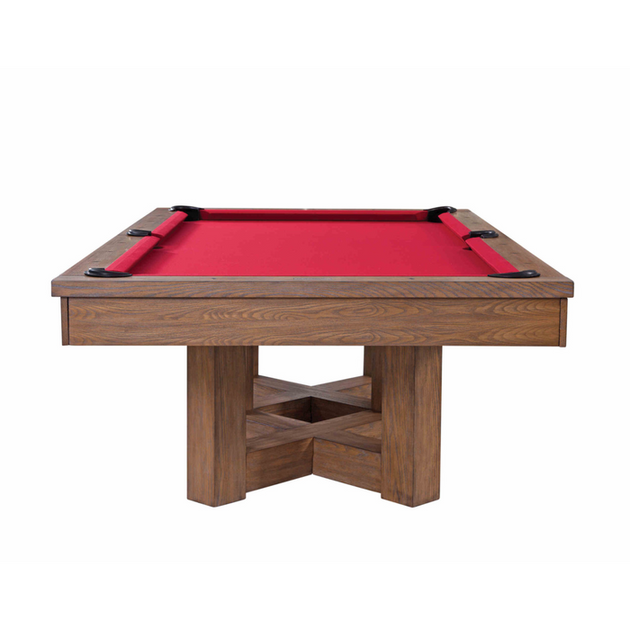 Plank & Hide Covington Wood Pool Table (Size 8') 87004-MOD with Accessory Kit & White Glove Delivery