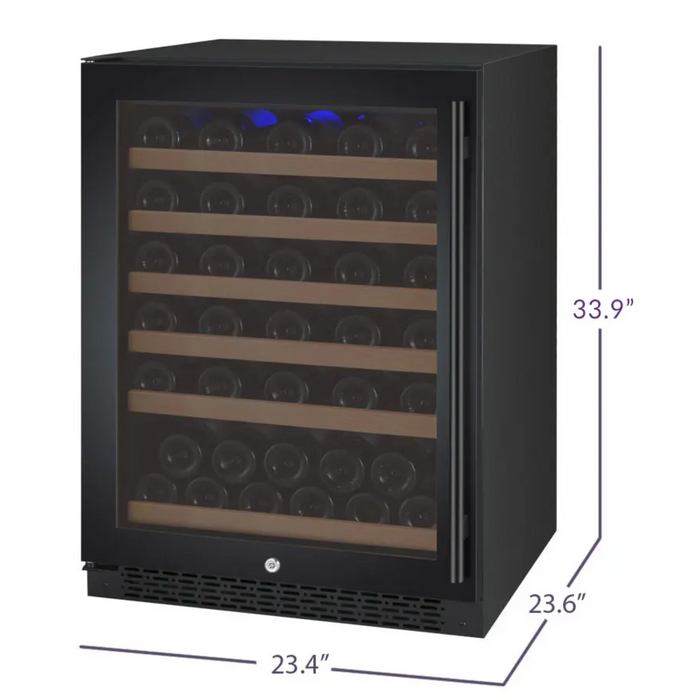 Allavino 23.4" FlexCount Series Single Zone Wine Cooler with 56 Bottle Capacity VSWR56