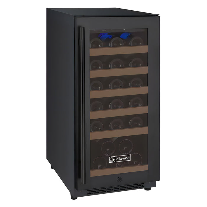 Allavino 15" FlexCount II Tru-Vino Single Zone Wine Refrigerator with 30 Bottle Capacity VSWR30-1BR20